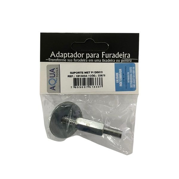 ADAPTADOR FURADEIRA PARA DISCO 22878 AQUATOOLS