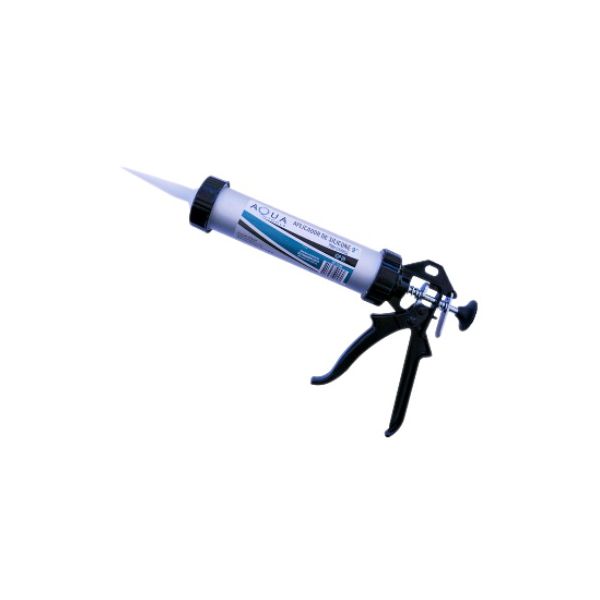 PISTOLA APLICADORA SILICONE TUBULAR 9" ASPT09 12384 AQUATOOLS