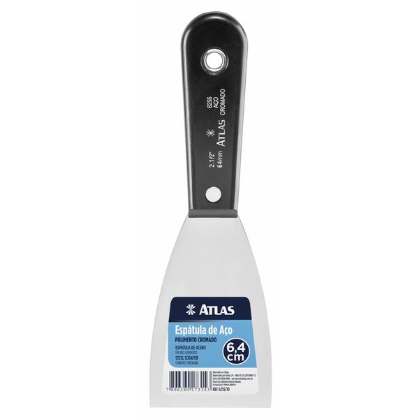 ESPATULA DE AÇO CROMADO 6,4CM 6255/10 ATLAS
