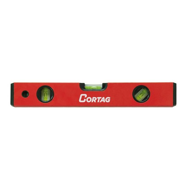 NÍVEL ALUMÍNIO 3 BOLHAS 14" 35CM 60238 CORTAG