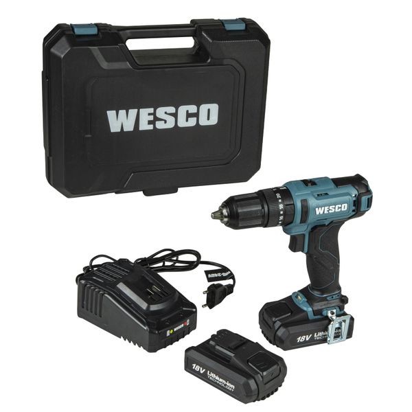 PARAFUSADEIRA/FURADEIRA 13MM/18V (WS2390K2) WESCO