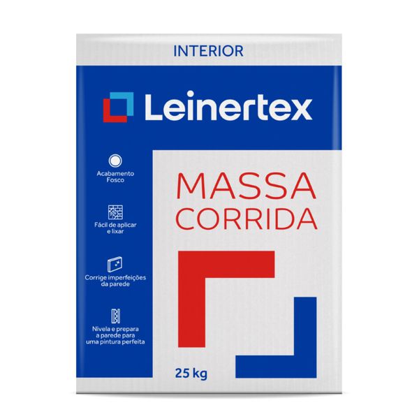 MASSA CORRIDA CAIXA 25KG 2225 LEINERTEX