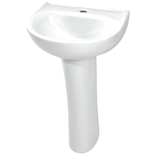 LAVATÓRIO COM COLUNA ARAXÁ BRANCO 21001 SANTA CLARA