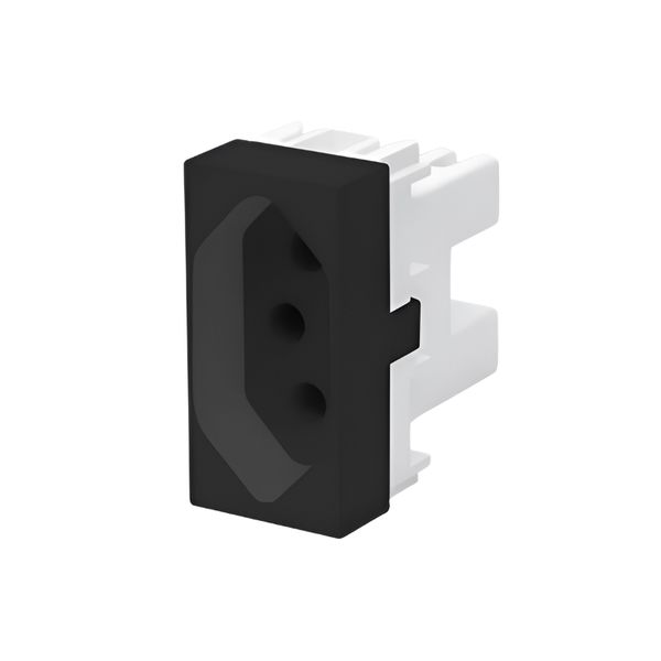 TOMADA MÓDULO HABITAT BLACK PADRÃO 2P+T 20A 250V 4036 FAME