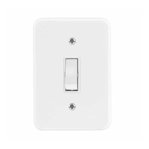 INTERRUPTOR POLLAR 1 TECLA PARALELA 10A 250V BRANCO 1901005 RADIAL