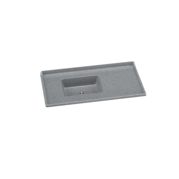 PIA SINTÉTICA STANDARD GRANITADA 100X53CM CINZA 505210 A.J. RORATO