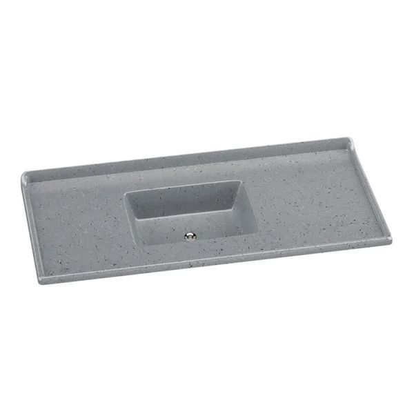 PIA SINTÉTICA STANDARD GRANITADA 120X50CM CINZA 505310 A.J. RORATO
