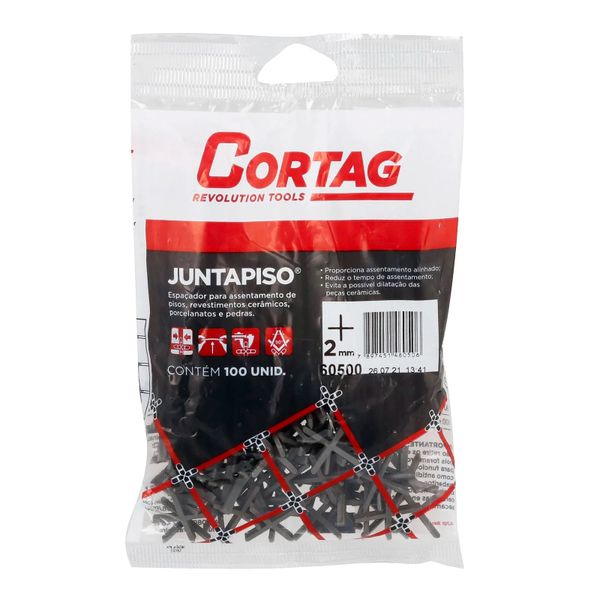 ESPAÇADOR JUNTAPISO 2MM 100PCS 60500 CORTAG