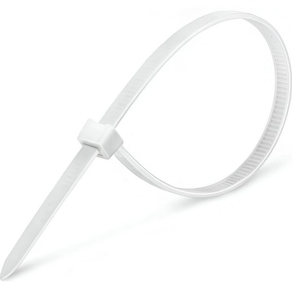 ABRAÇADEIRA NYLON BRANCA 4,8X300MM BRASFORT