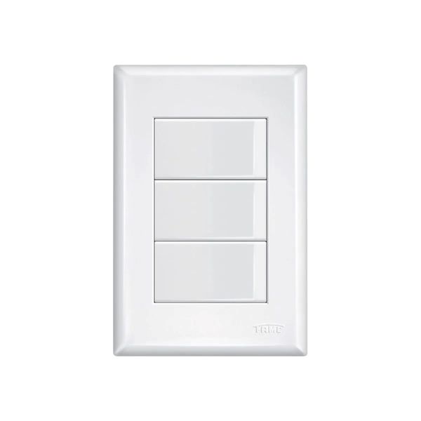 INTERRUPTOR SIMPLES 3 TECLAS 16A C/P F.EV2907 FAME
