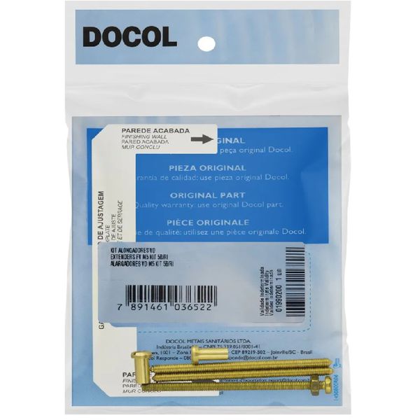 KIT FIXADOR ALONGADORES VD 01990200 DOCOL