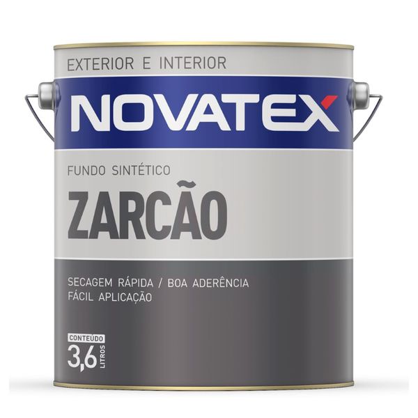 ZARCÃO CINZA FOSCO 3,6 LITROS LS115-LTGL NOVATEX