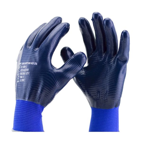 LUVA LDI NITRILICA TAM. 10 6020S/1002L SUPER SAFETY