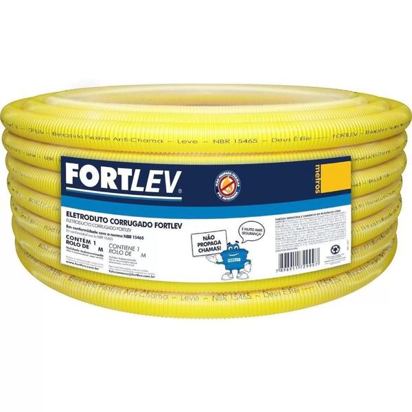 MANGUEIRA PVC CORRUGADA 32MM 13000320 FORTLEV
