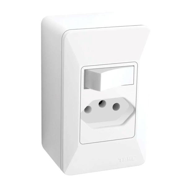 INTERRUPTOR SIMPLES E TOMADA 2P+T 20A 250V 1416 FAME