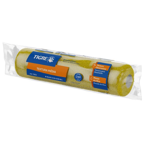 ROLO TEXTURA MÉDIA FIBRA VINIL 23CM 1352-230 61352230 TIGRE