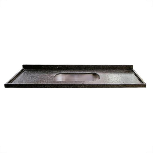 PIA COM CUBA INOX BELLA 1,50X55 VERDE UBATUBA 50112385 VENTURINI