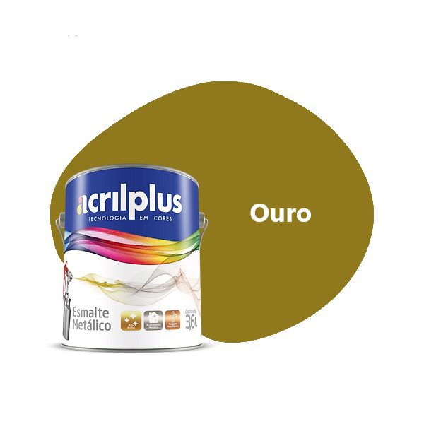 ESMALTE METÁLICO 3,6 LITROS ACRILPLUS