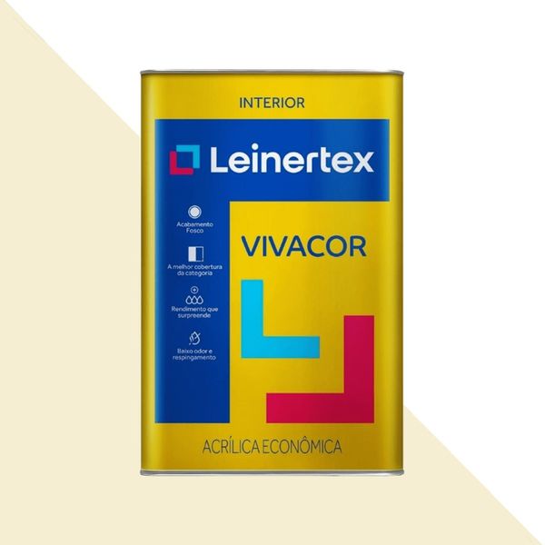 TINTA VIVACOR ACRÍLICA PALHA 18 LITROS 4505008 LEINERTEX