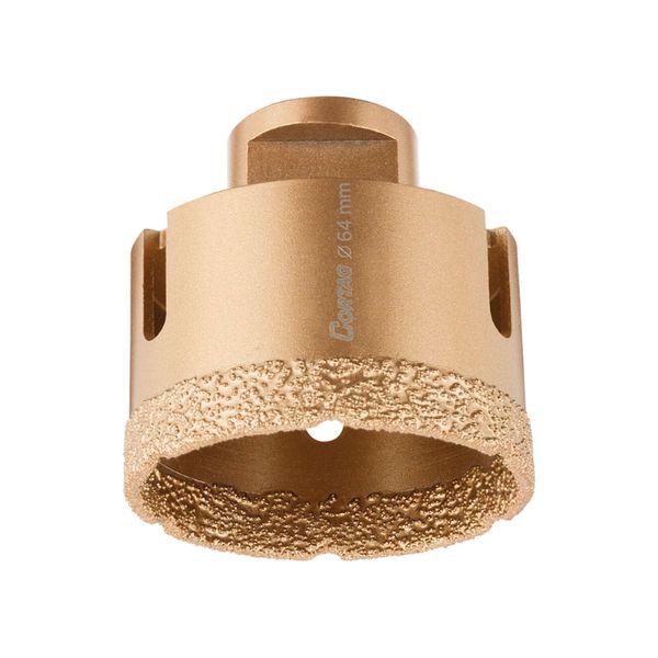 SERRA COPO DIAMANTADA PARA ESMERILHADEIRA ROSCA M14 64MM 61876 CORTAG