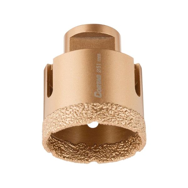 SERRA COPO DIAMANTADA PARA ESMERILHADEIRA ROSCA M14 51MM 61875 CORTAG