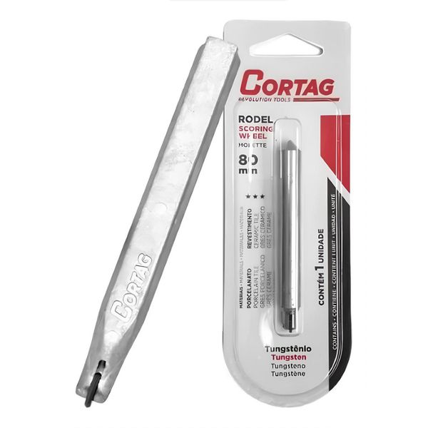 RODEL DE VIDIA CORTA PISO 7X80MM (9/32") 61350 CORTAG