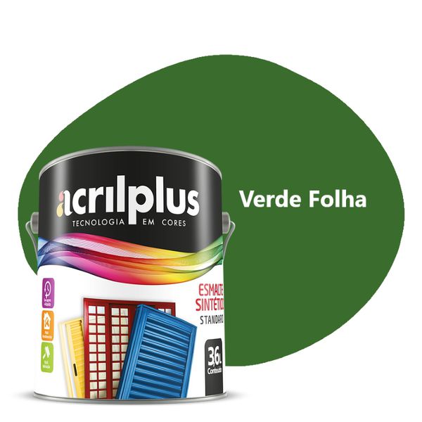 ESMALTE SINTÉTICO VERDE FOLHA 3,6 LTS ACRILPLUS