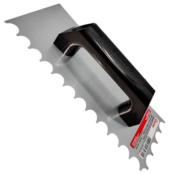 DESEMPENADEIRA AÇO DENTADA RAIO 10MM CABO PLÁSTICO 60961 CORTAG