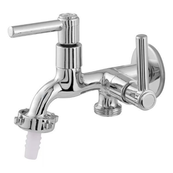 TORNEIRA MÁQUINA DE LAVAR METAL 1/2" X 3/4" C-34 01428 ARAÚJO METAIS