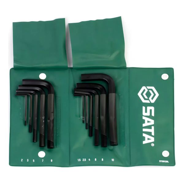 JOGO CHAVE ALLEN 1,5MM A 10MM 11 PEÇAS ST09128L SATA