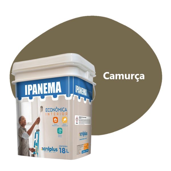 TINTA ECONÔMICA IPANEMA CAMURÇA 18 LTS 150012 ACRILPLUS