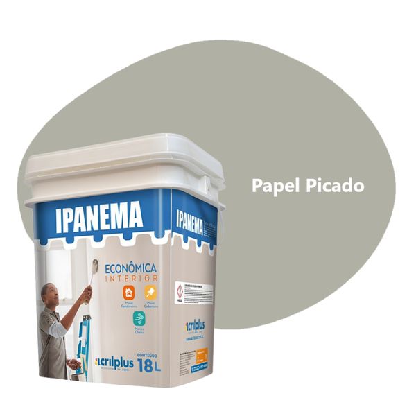 TINTA ECONÔMICA IPANEMA PAPEL PICADO 18 LTS 150066 ACRILPLUS