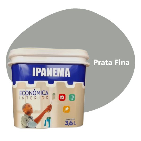 TINTA ECONÔMICA IPANEMA PRATA FINA 3,6 LTS ACRILPLUS