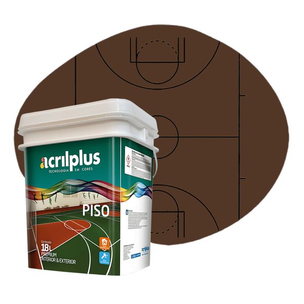TINTA PISO FLEX CHOCOLATE 18 LTS ACRILPLUS