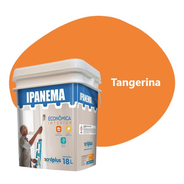 TINTA ECONÔMICA IPANEMA TANGERINA 18 LTS ACRILPLUS