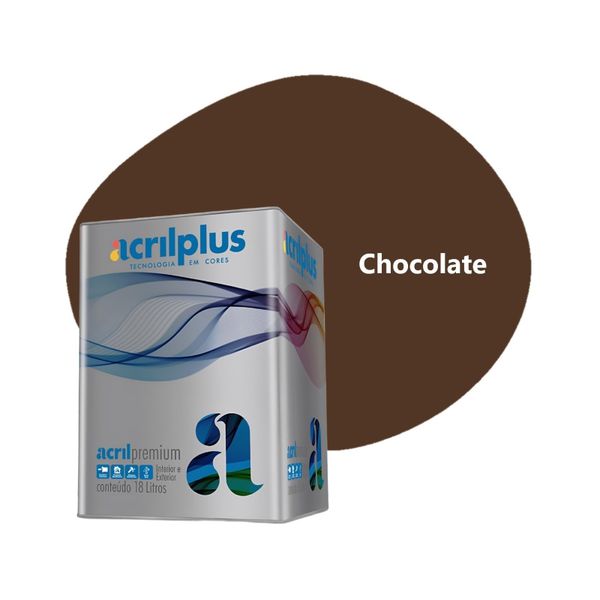 TINTA PREMIUM FOSCO CHOCOLATE 18 LTS ACRILPLUS