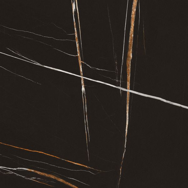 PISO EXTRA RETIFICADO BLACK SUPREME POLIDO 75X75 (CX 2,81M²) LUME CERÂMICA
