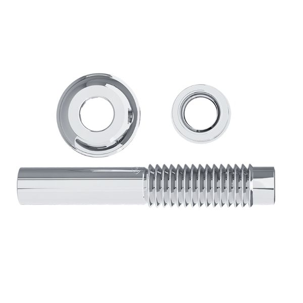 TUBO DE LIGAÇÃO AJUSTÁVEL VASO SANITÁRIO DN38 CROMADO 290404-41 BLUKIT