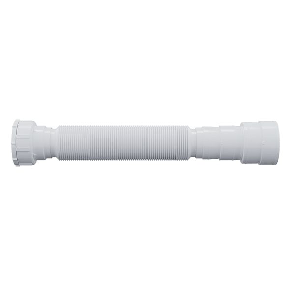 SIFÃO SANFONADO UNIVERSAL SIMPLES 72CM BRANCO 030101-41 BLUKIT