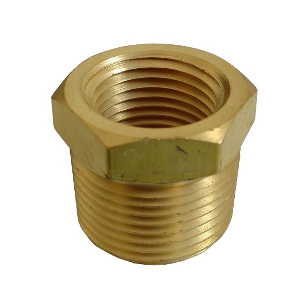 BUCHA REDUÇÃO LATÃO 1/2" X 3/4" 08029 ARAÚJO METAIS