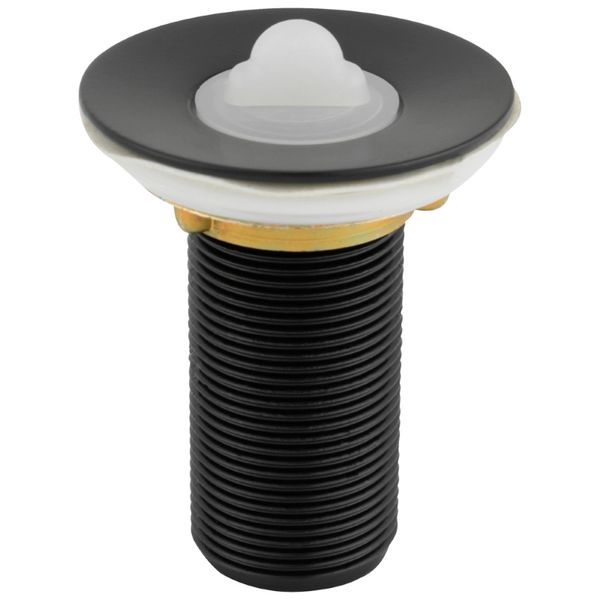 VÁLVULA PARA LAVATÓRIO METAL PRETA 1.1/4" 01605 ARAÚJO METAIS