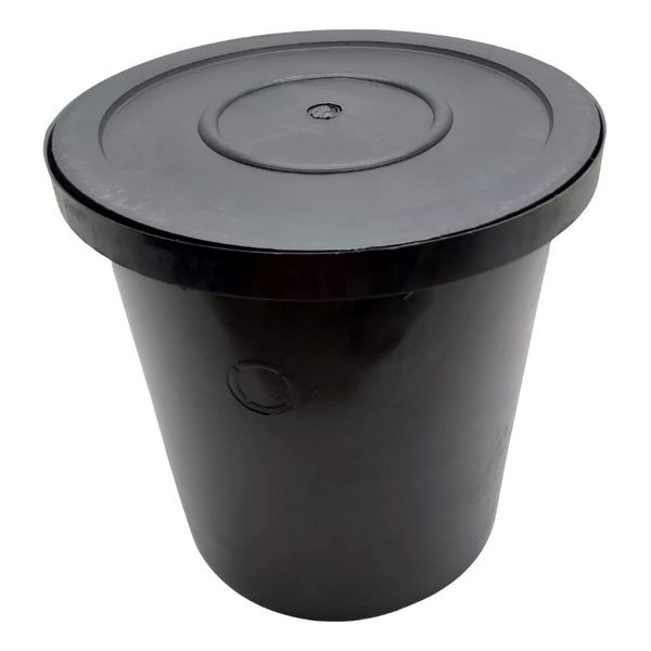 BALDE PARA ATERRAMENTO COM TAMPA 230MM ROMA