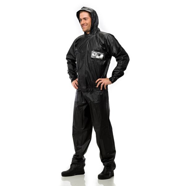CAPA DE CHUVA PVC MOTOQUEIRO CAPUZ (G) PANTANEIRA