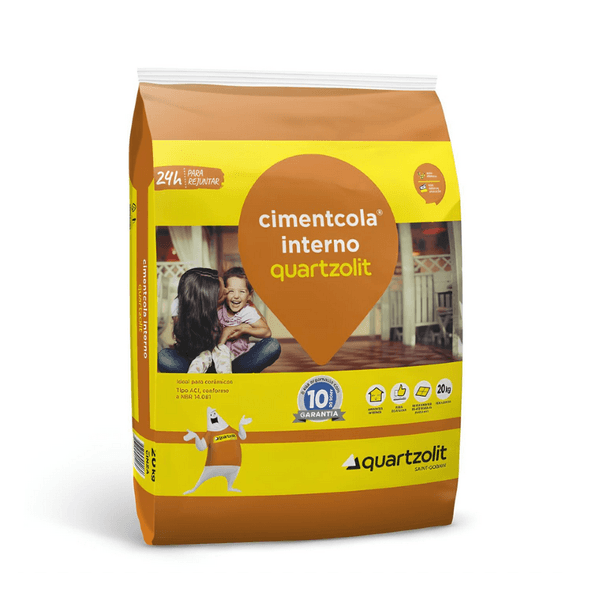 ARGAMASSA INTERNA AC1 20KG CINZA 0001000010020PL QUARTZOLIT