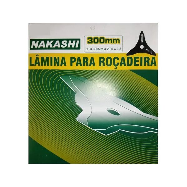 LÂMINA ROÇADEIRA 3 PONTAS 300X20X3,8MM 5539740 NAKASHI