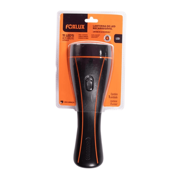 LANTERNA 11 LED BIV. RECARREGÁVEL 44.07 FOXLUX