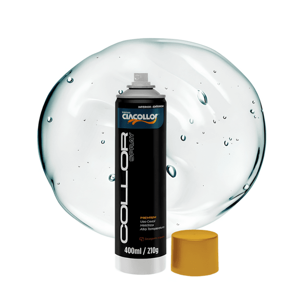 TINTA COLLOR SPRAY USO GERAL VERNIZ 210GR 400ML CIACOLLOR
