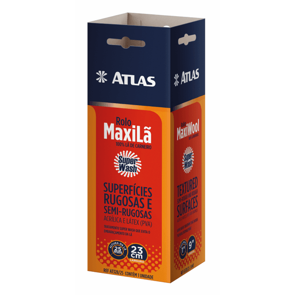 ROLO LÃ DE CARNEIRO MAXILÃ AT328/25 ATLAS 