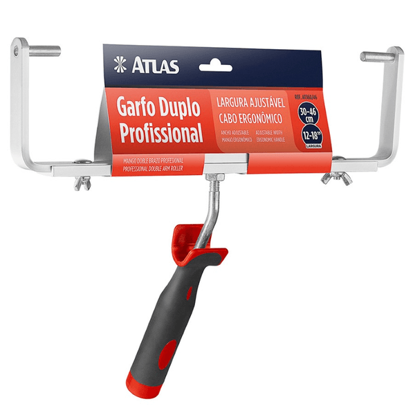 SUPORTE PARA ROLO TIPO GARFO DUPLO PROFISSIONAL AT360/46 ATLAS