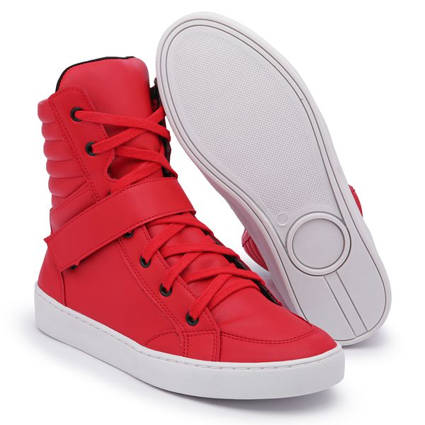 Nike cano sales alto masculino vermelho